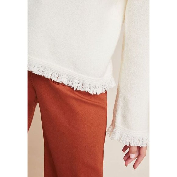 Anthropologie | NWT Joy Fringed V-Neck Sweater - Picture 15 of 16